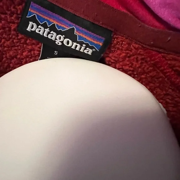 Patagonia red 1/4 zip pullover sweatshirt - Picture 4 of 5